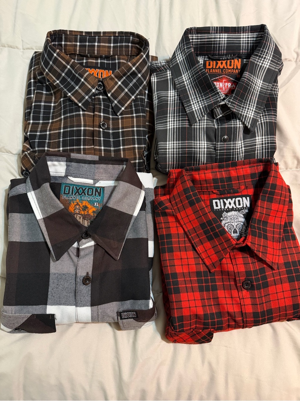 Dixxon Men’s Flannel Bundle 1XL